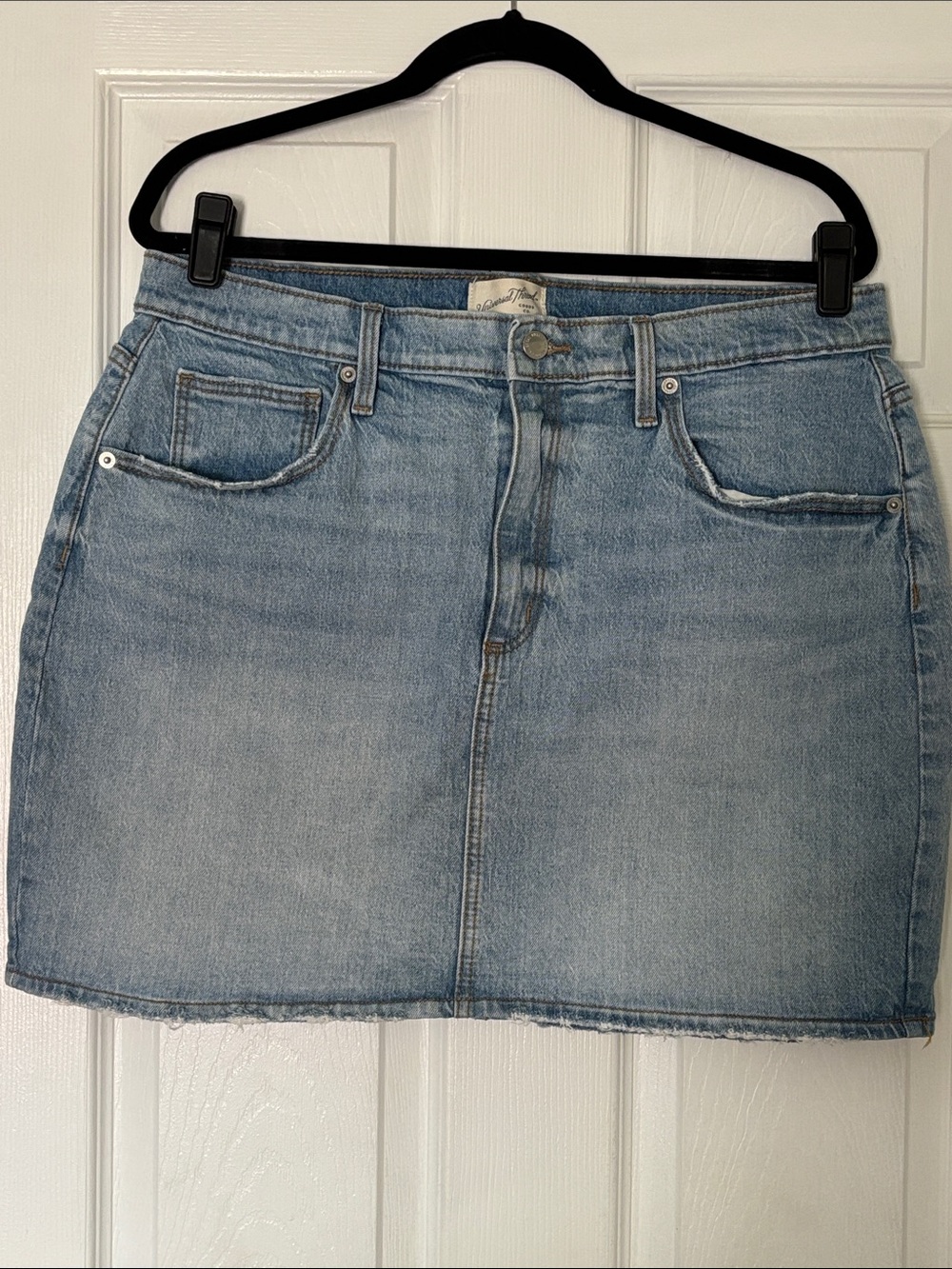 Universal Thread Light Blue Denim Mini Skirt